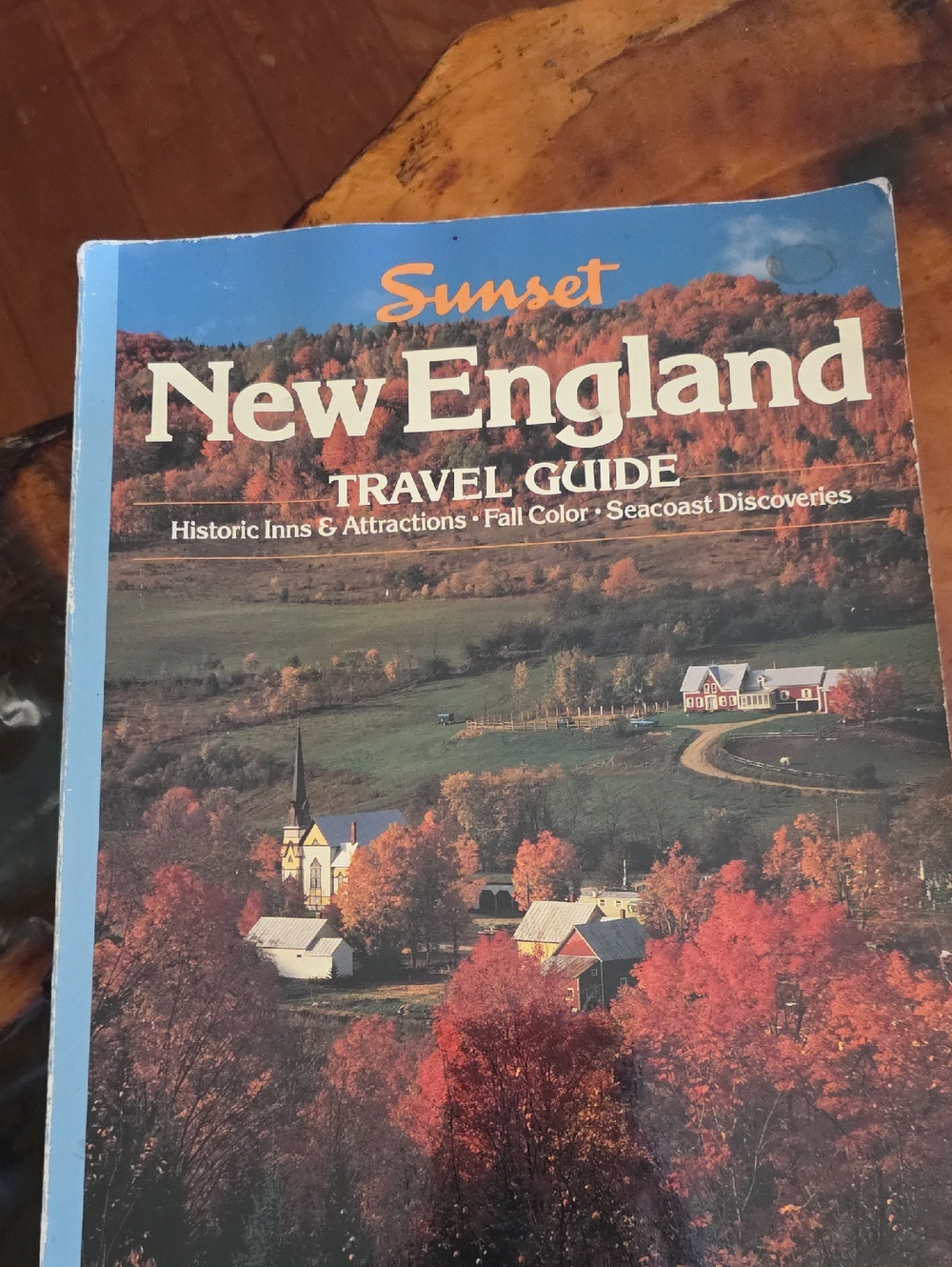 New England Travel Guide - Fall Color Vintage 1989